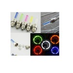 Capace valva ventil anvelopa, roata, led multicolor, set de 2 bucati